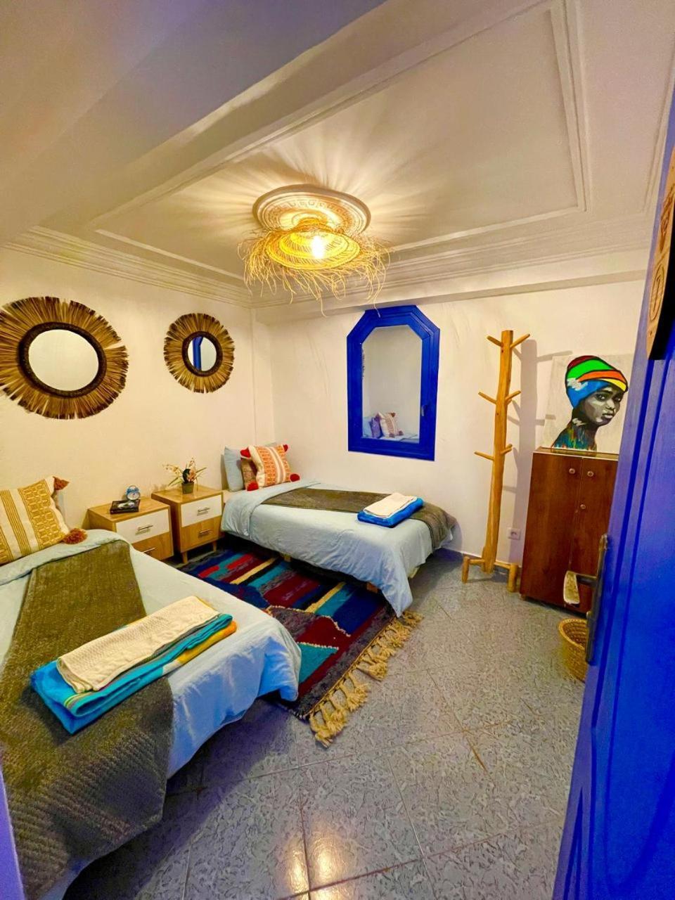 Surf & Salsa Ocean House Bed and Breakfast Tamraght Exteriör bild