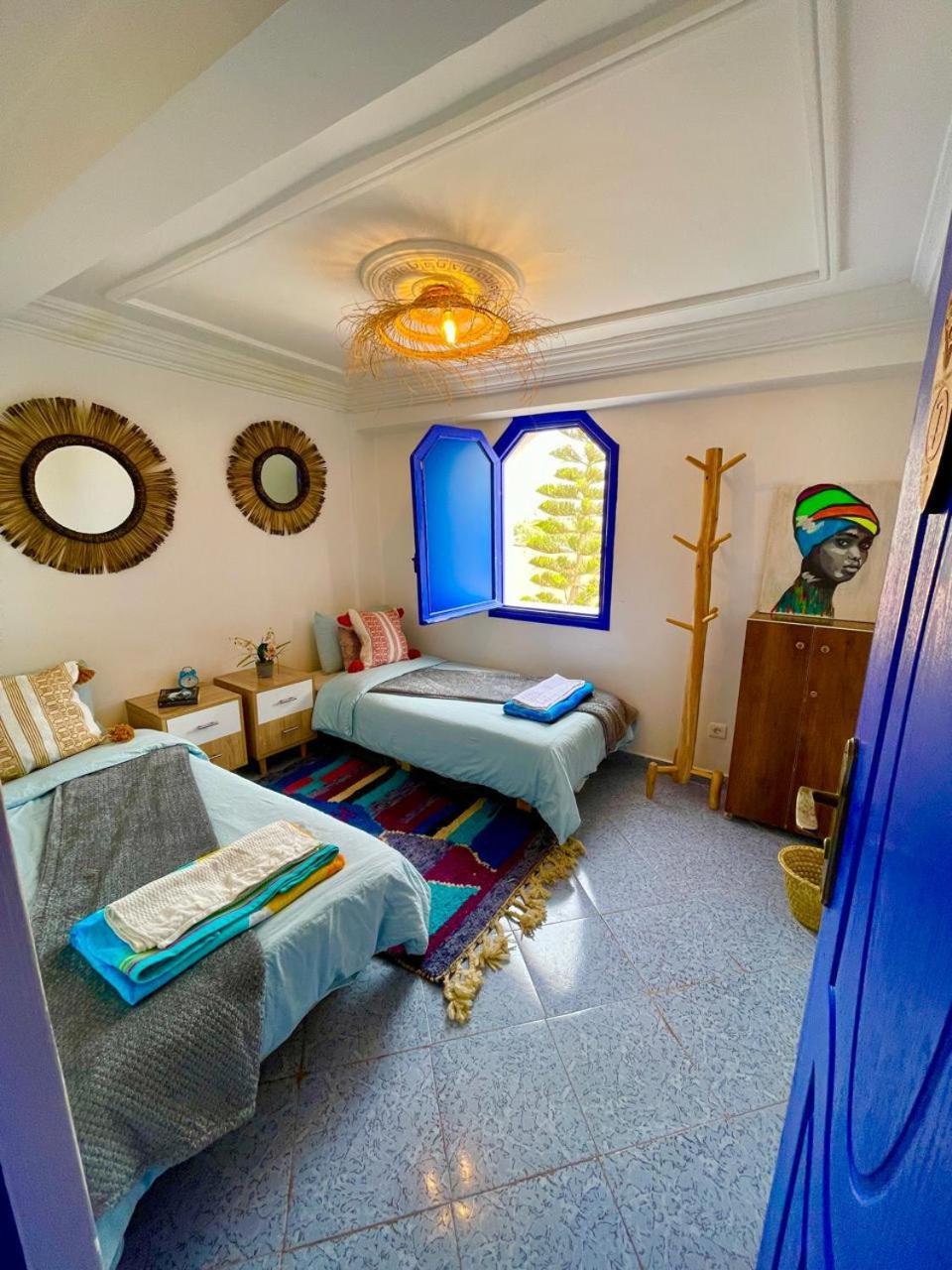 Surf & Salsa Ocean House Bed and Breakfast Tamraght Exteriör bild